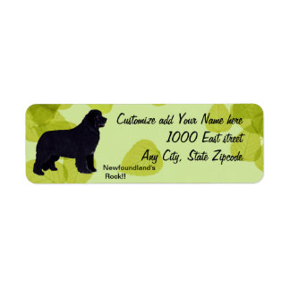 Newfoundland - Green Leaves Design