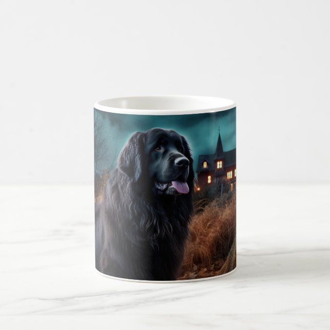 Newfoundland Halloween Scary  Coffee Mug (Center)