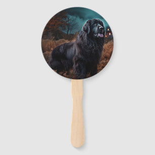 Newfoundland Halloween Scary  Hand Fan