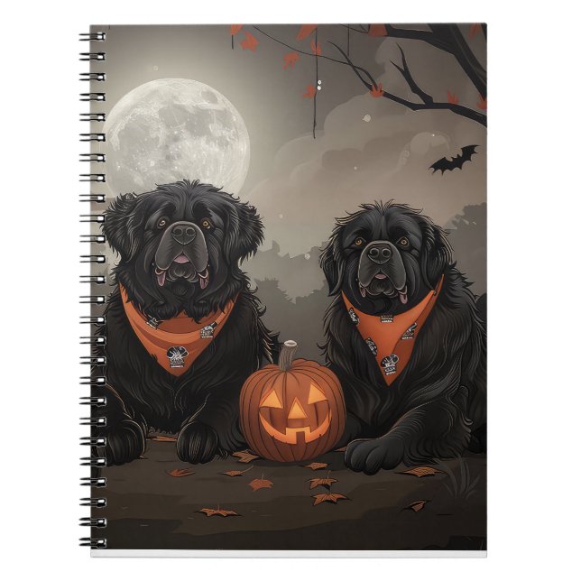 Newfoundland Halloween Spooky Notebook (Front)