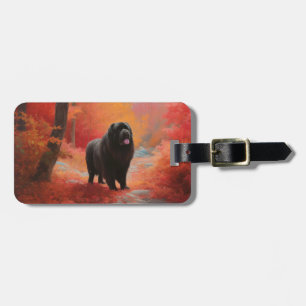 Newfoundland in Autumn Leaves Fall Inspire  Luggage Tag