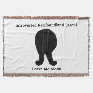 Newfoundland Introverted Parent Throw Blanket