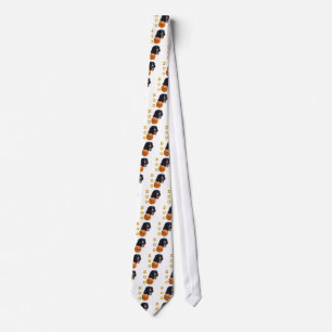 Newfoundland Landseer Halloween Boo Tie