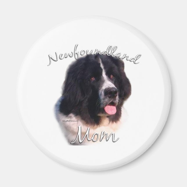 Newfoundland (landseer) Mum 2 Magnet (Front)