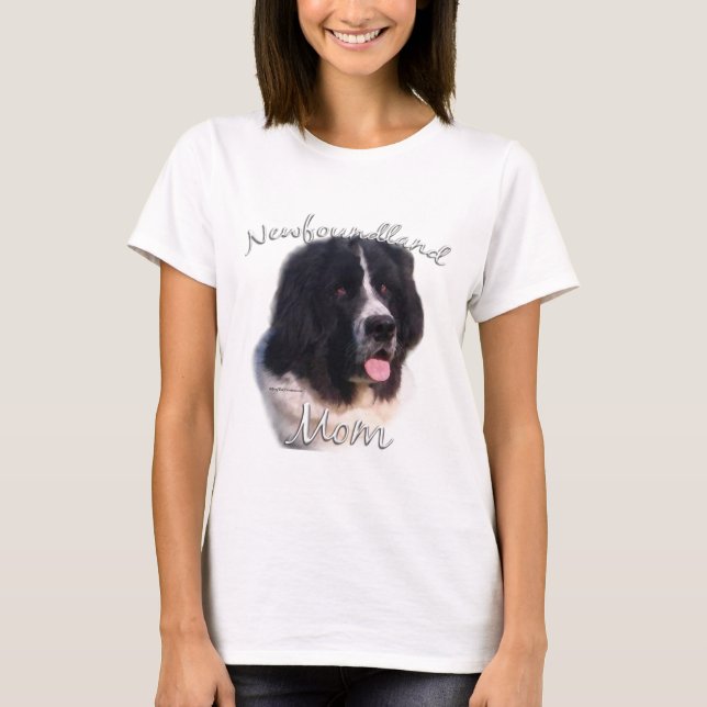 Newfoundland (landseer) Mum 2 T-Shirt (Front)