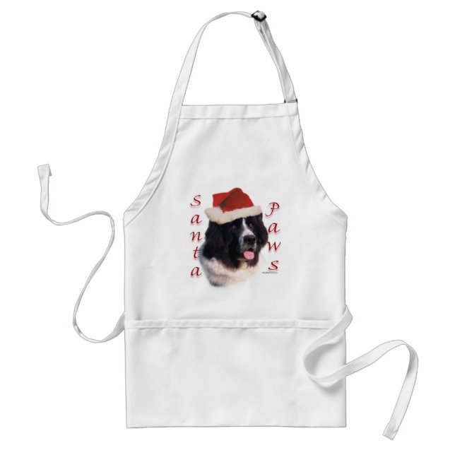 Newfoundland (landseer) Santa Paws Standard Apron (Front)
