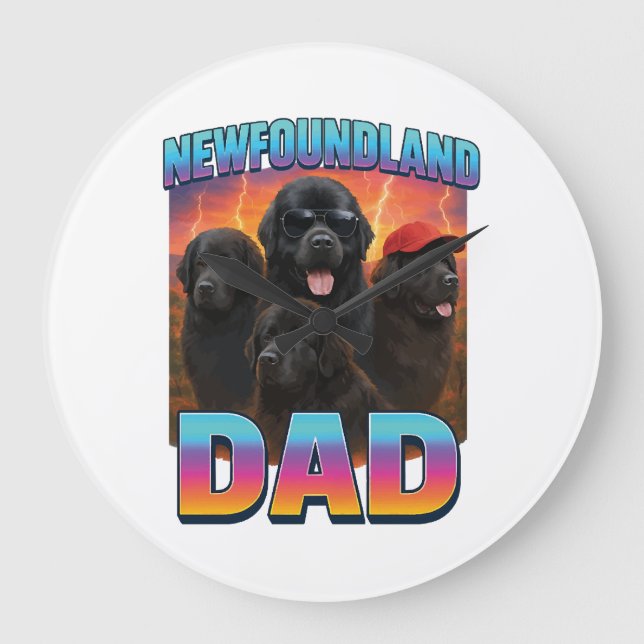 Newfoundland Large Clock (Front)