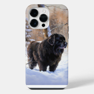 Newfoundland Let It Snow Christmas  iPhone 14 Pro Max Case