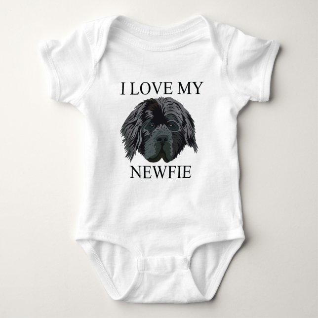Newfoundland Love! Baby Bodysuit (Front)