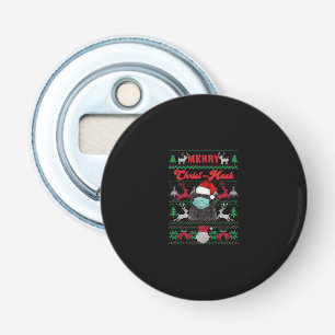 Newfoundland Merry Christ-Mask Christmas Gift Bottle Opener