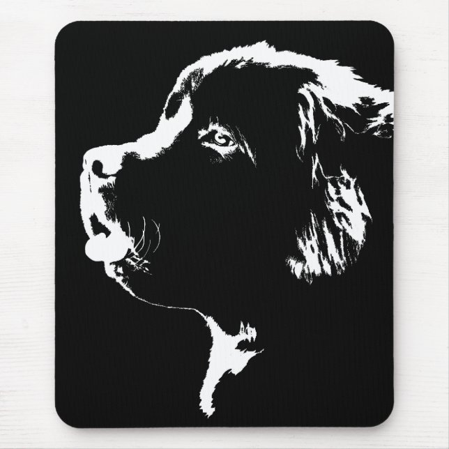 Newfoundland Mousepad Newfoundlander Dog Gifts (Front)