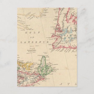 Newfoundland, New Brunswick, Nova Scotia Postcard