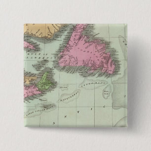 Newfoundland Nova Scotia And New Brunswick 15 Cm Square Badge