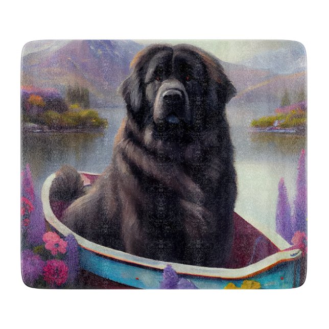 Newfoundland on a Paddle: A Scenic Adventure Cutting Board (Front)