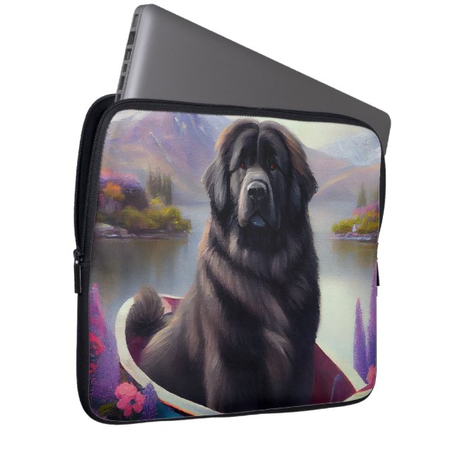 Newfoundland on a Paddle: A Scenic Adventure Laptop Sleeve (Front Right)