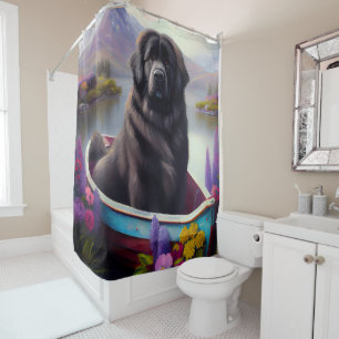 Newfoundland on a Paddle: A Scenic Adventure Shower Curtain