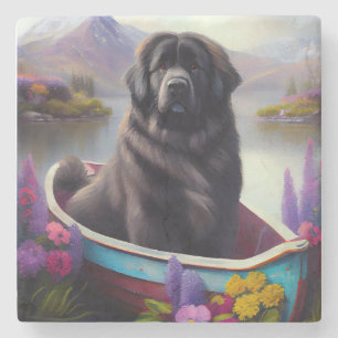 Newfoundland on a Paddle: A Scenic Adventure Stone Coaster