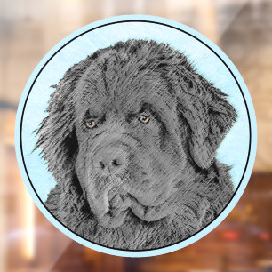 Newfoundland Painting - Cute Original Dog Art