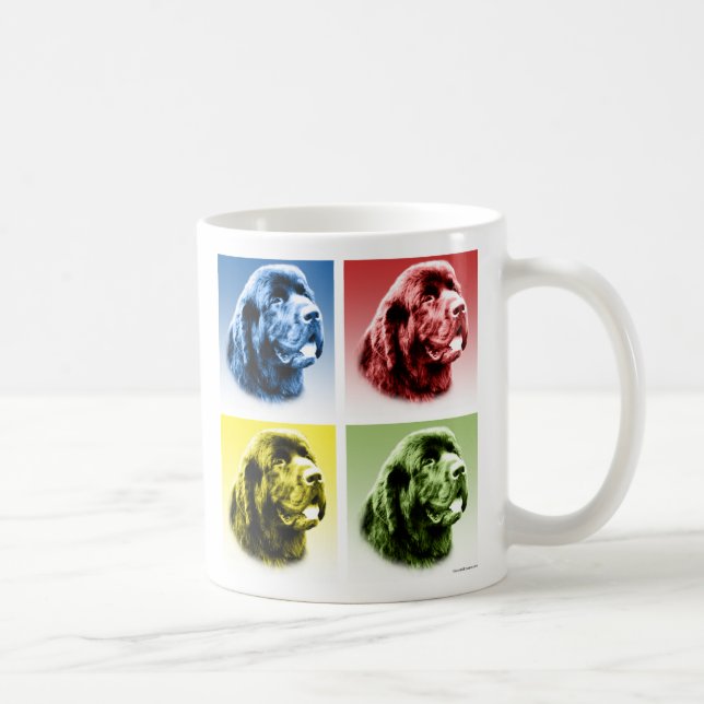 Newfoundland Pop Art Coffee Mug (Right)