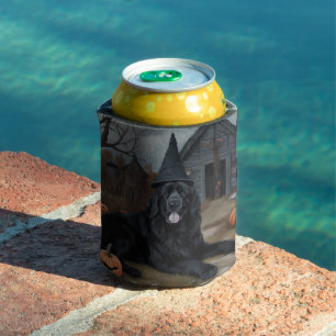 Newfoundland Pumpkins Halloween Scary  Can Cooler
