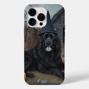 Newfoundland Pumpkins Halloween Scary  iPhone 14 Pro Max Case