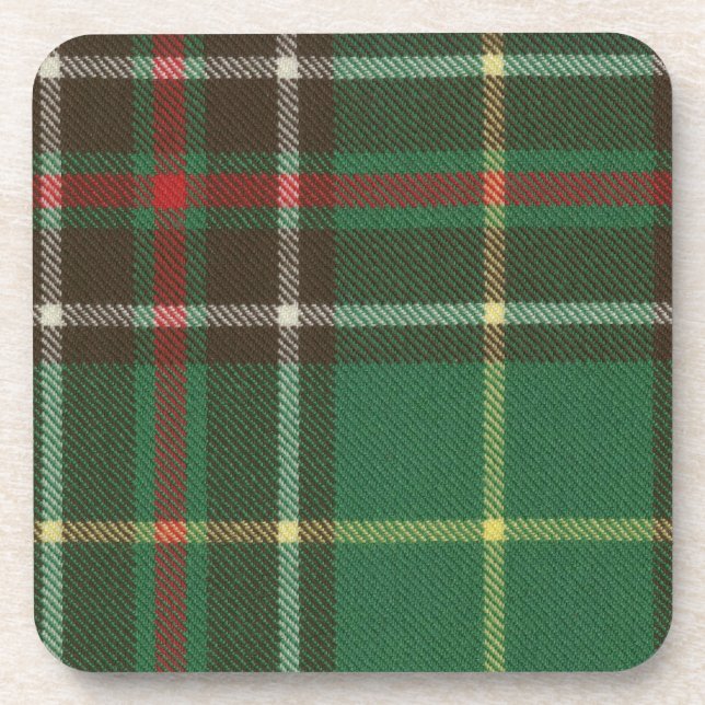 Newfoundland Tartan Cork Coaster 6 Pack (Front)