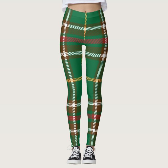 Newfoundland Tartan  Leggings (Front)