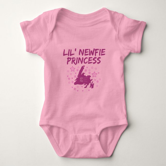 Newfoundland Tee Lil Newfie Princess Newfoundland (Front)
