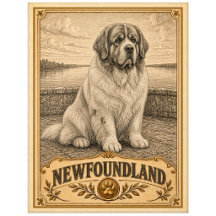Newfoundland, Vintage Heritage Dog