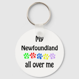 Newfoundland Walks Design Key Ring
