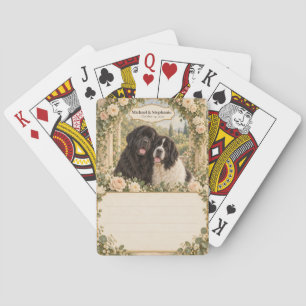 Newfoundland Wedding Guest Book Signing Deck Playing Cards