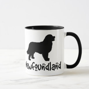 Newfoundland With Cool Text Mug