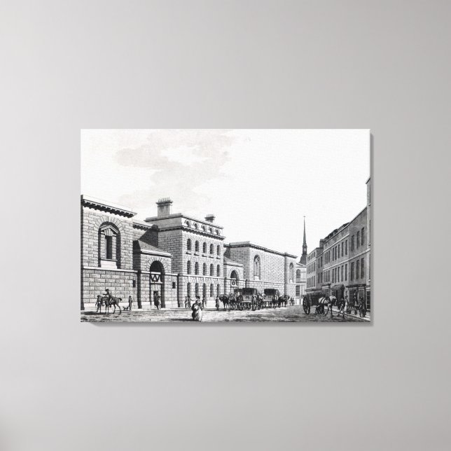 Newgate prison, 1799 canvas print (Front)