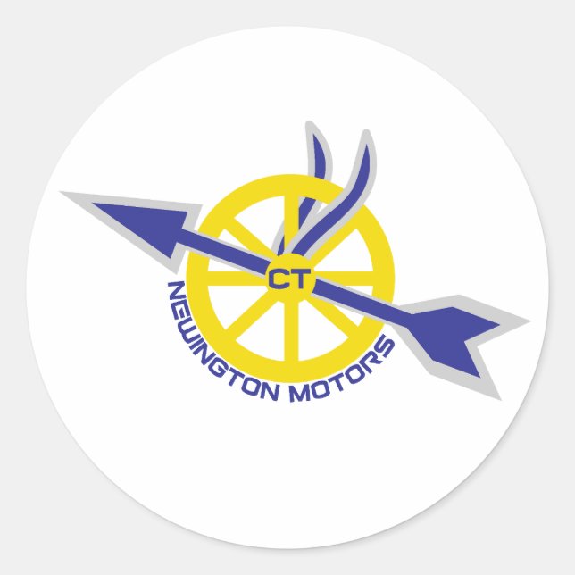 Newington Connecticut Motors Sticker (Front)