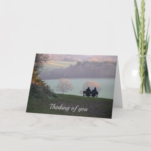 Newlands Corner, Shere Thinking of you Card (Front)