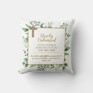 Newly Ordained Priest pastor Minister Deacon Nun Cushion