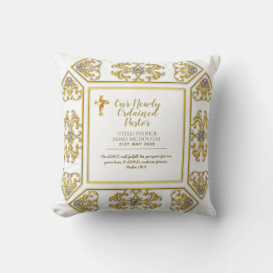 Newly Ordained Priest pastor Minister Deacon Nun Cushion