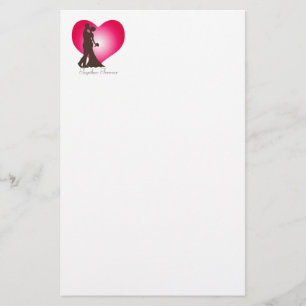 Newly wedded couple stationery