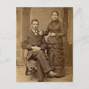 Newlywed Bliss Announcement Postcard