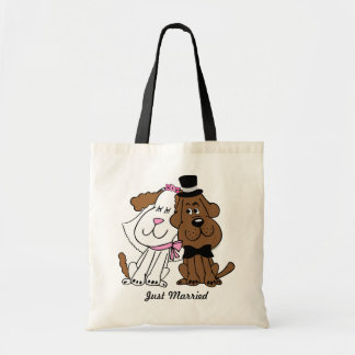 Newlywed Dogs Personalised Tote Bag
