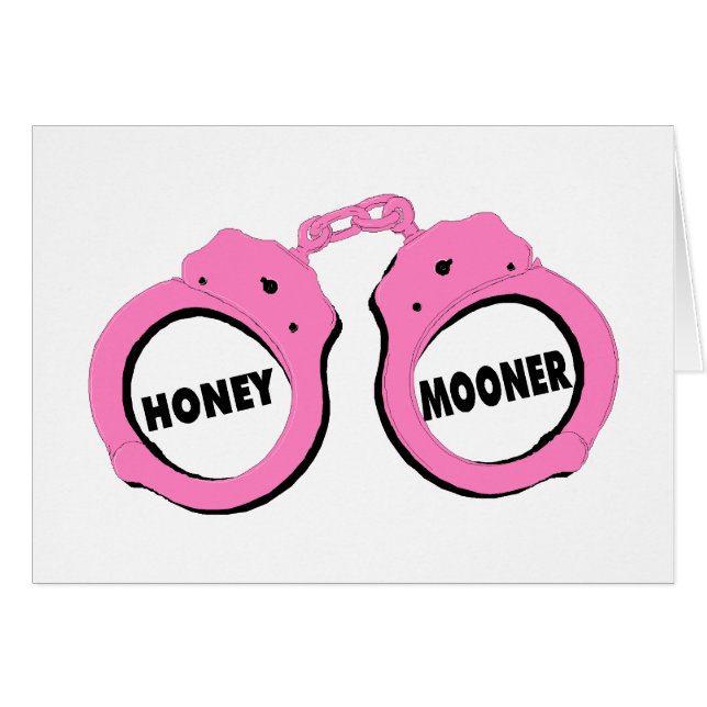 Newlywed Honeymoon Wedding Handcuffs (Front Horizontal)