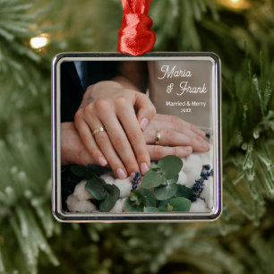 Newlywed Ornament - Couple's First Christmas!