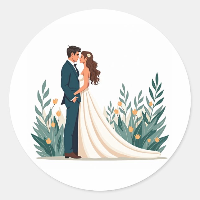 Newlywed Romance Sticker (Front)