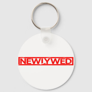 Newlywed Stamp Key Ring