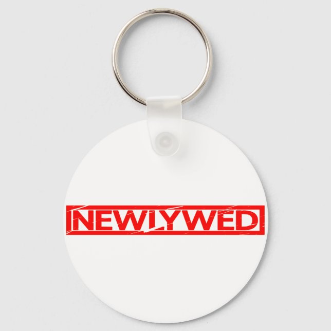 Newlywed Stamp Key Ring (Front)