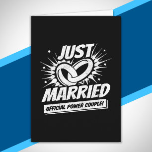 Newlywed - Wedding Honeymoon Couple - Just Married Card