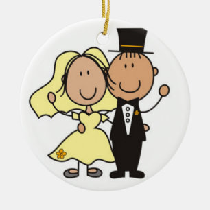 "NEWLYWED'S 1st CHRISTMAS" CHRISTMAS ORNAMENT