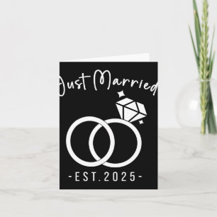 Newlyweds 2025 Bride And Groom Wedding Planners Ju Card