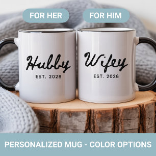 Newlyweds Mug Sets, Personalized Wedding Gift