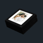 Newlyweds Photo Keepsake Box<br><div class="desc">A personalised wedding photo wood lacquered keepsake box. Replace this photo with your own favourite wedding photo.</div>